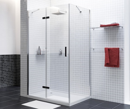 WasserKRAFT Aller 10H07LBLACK MATT Душевой угол 120x90