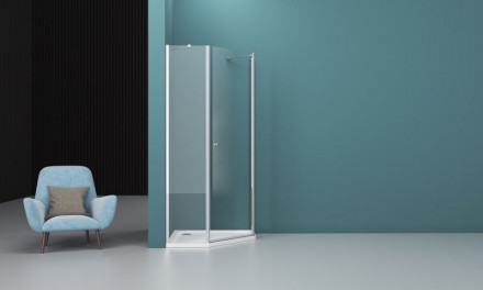 Belbagno ETNA P1 90x90 душевой угол стекло прозрачное