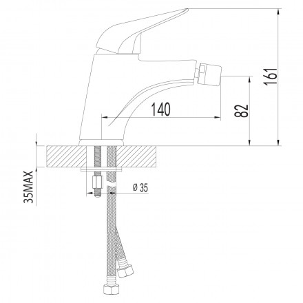 Lemark Poseidon LM4208C смеситель для биде