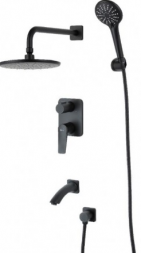 Lemark Bronx LM3722BL Смеситель для ванны и душа встраиваемый
