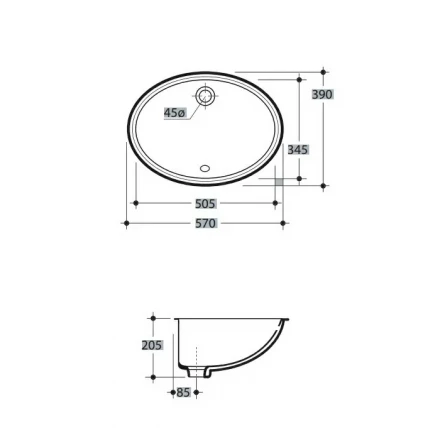 KERASAN Lavabi arredo А0002321564 раковина