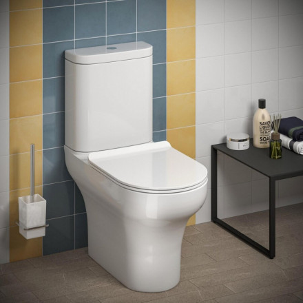Kerama Marazzi Buongiorno унитаз напольный безободковый, белый глянцевый