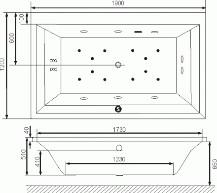 Excellent Crown Lux 190x120 акриловая ванна