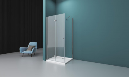 BelBagno ALBANO-ASH-1-80/90-C-Cr душевой уголок