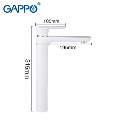 Gappo G1048-2 Смеситель для раковины