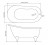 Belbagno BB06-1700 Акриловая ванна 170x76