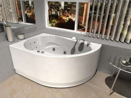 Aquatek Вирго 150x100 Акриловая ванна с гидромассажем правая