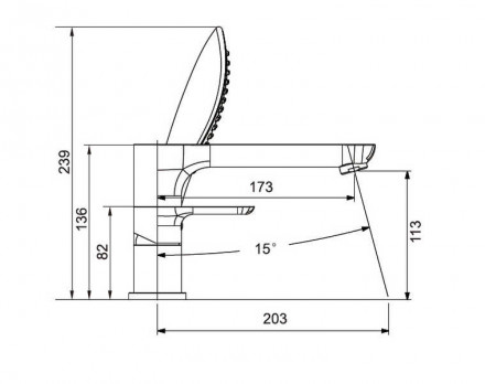 Gappo G1148 Смеситель для ванны