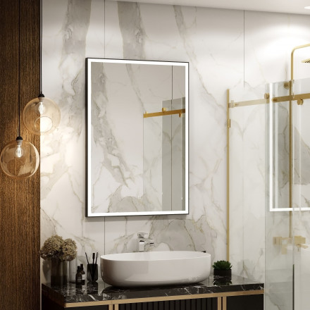 Континент Frame black standart 700x1000 зеркало