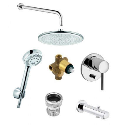 Kludi Bozz 386310576 Душевой комплект встроенный