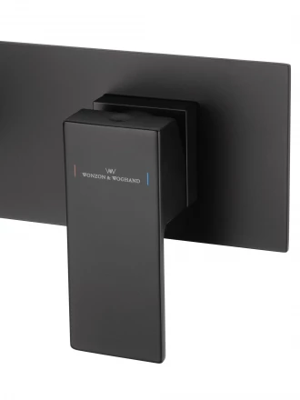 Wonzon &amp; Woghand Cube WW-88869016-MB Смеситель для раковины встраиваемый брашированное золото
