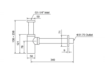 AQUATEK AQ6012MB сифон
