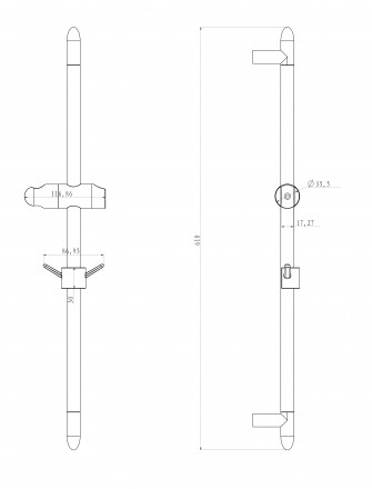 Lemark LM8063C Стойка для душа