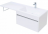 Aquanet Токио 130 R белый тумба с раковиной (подвесная, 1 ящик)