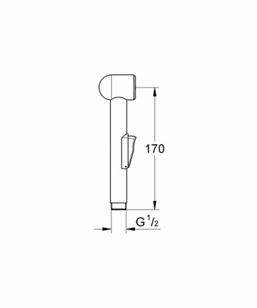 Grohe Eurosmart 124434 Комплект гигиенического душа