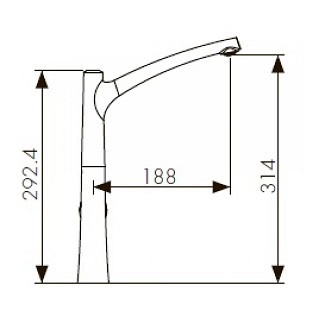 KAISER Stick 49144 смеситель для кухни