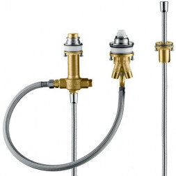 Hansgrohe 13439180 скрытая часть смесителя на 3 отверстия на край ванны
