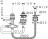 Hansgrohe 13439180 скрытая часть смесителя на 3 отверстия на край ванны