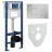 Delice Oreol DLR 000003 4в1 инсталляция, крепления, клавиша смыва Aura, шумоизоляция