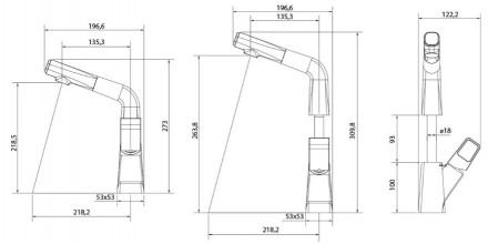 Lemark Soul LM6008BL смеситель для кухни
