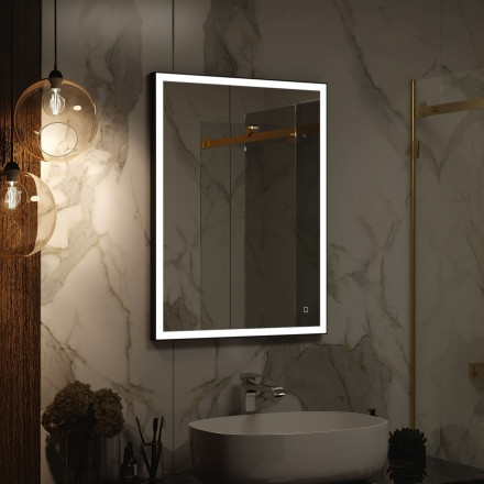 Континент Solid Black standart 600x800 зеркало