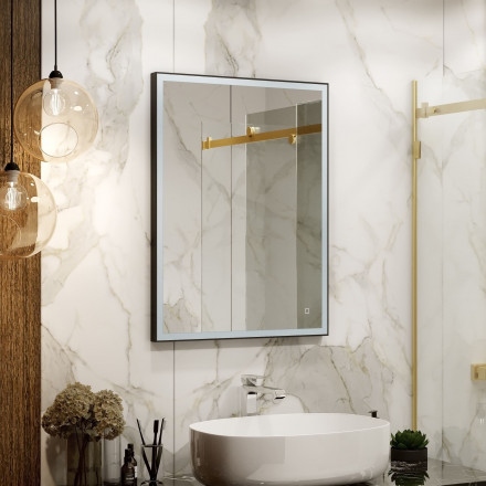 Континент Solid Black standart 600x800 зеркало