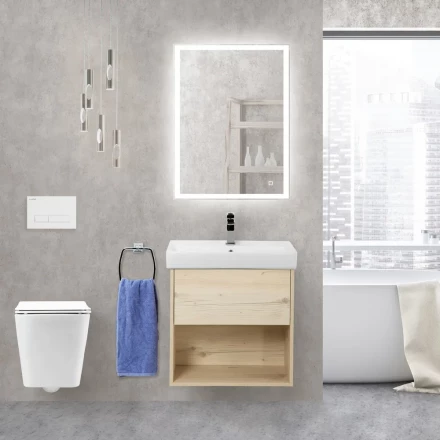 BelBagno MARINO-CER-1200-4C-SO-2-RR-P тумба с раковиной на две чаши четырьмя ящиками подвесная