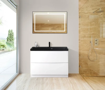BelBagno MARINO-CER-1000-2C-SO-BO-P тумба с раковиной подвесная