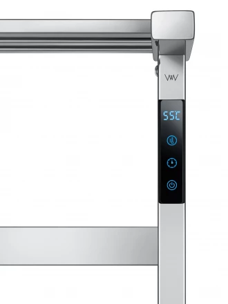 Wonzon &amp; Woghand Frankfurt WW-A1026-CR Полотенцесушитель электрический черный матовый