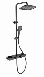 Wonzon &amp; Woghand Shelf WW-B3552-MB Душевая система с термостатом черный матовый