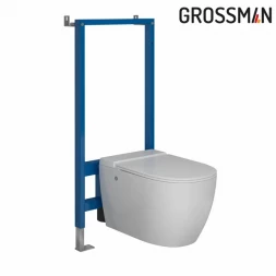 Grossman 901.5502.01.000 Комплект унитаз импульсный подвесной с инсталляцией