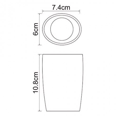 Wasserkraft Dinkel K-4628 Стакан для зубных щеток