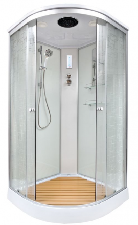 Deto EM1510 Душевая Кабина 100x100 с электрикой