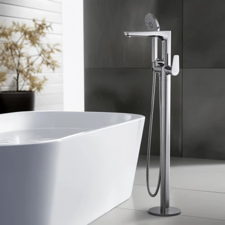 AQUATEK БЕТТА AQ1145CR смеситель для ванны напольный