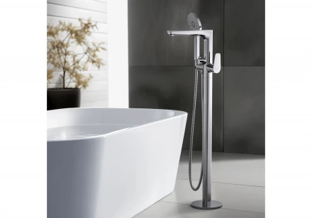 AQUATEK БЕТТА AQ1145CR смеситель для ванны напольный
