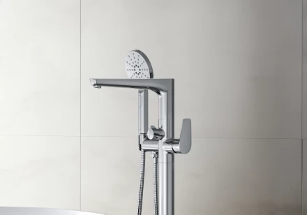 AQUATEK БЕТТА AQ1145CR смеситель для ванны напольный