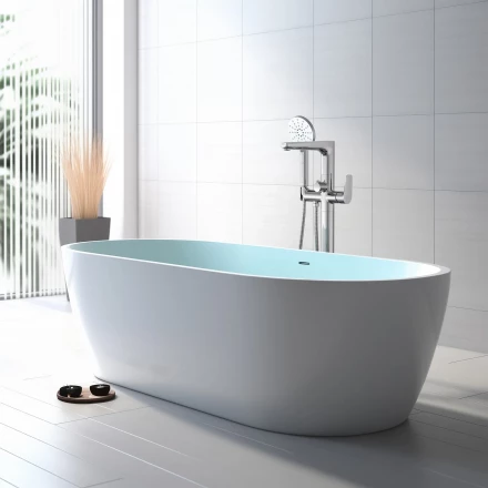 AQUATEK БЕТТА AQ1145CR смеситель для ванны напольный
