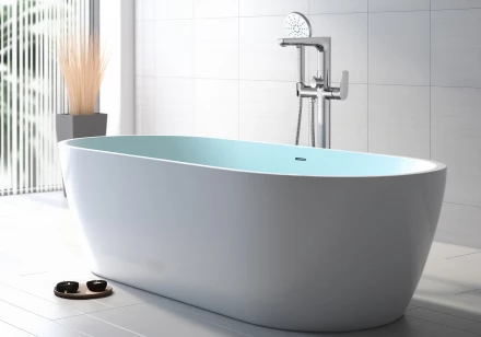 AQUATEK БЕТТА AQ1145CR смеситель для ванны напольный