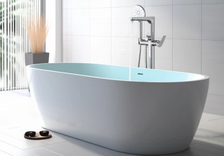 AQUATEK БЕТТА AQ1145CR смеситель для ванны напольный