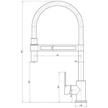 Lemark Soul LM6006C смеситель для кухни