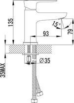 Lemark Basis LM3606C смеситель для раковины
