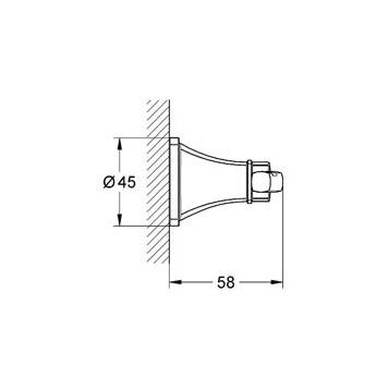 Grohe Grandera 40631000 Крючок двойной