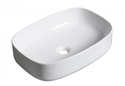 Milleau Miel MU0045A-GW Раковина накладная 51x37.5x11.5 белый глянец