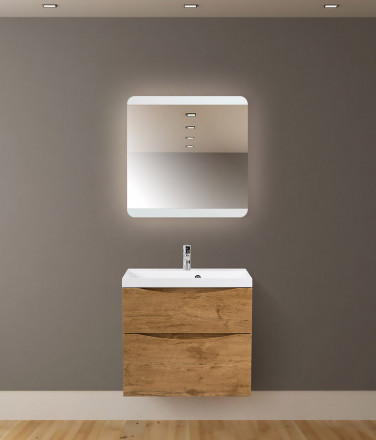 BelBagno SPC-CEZ-700-700-LED-BTN Зеркало