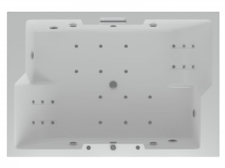 Aquatek Дорадо 190x130 Акриловая ванна с гидромассажем