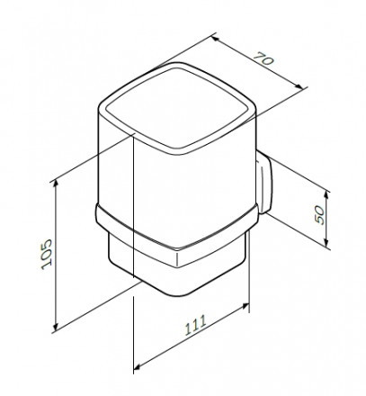 Am.pm Gem A9034300 стеклянный стакан