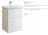 Cersanit Smart 50 SU-SMA-CO50/Wh тумба под раковину