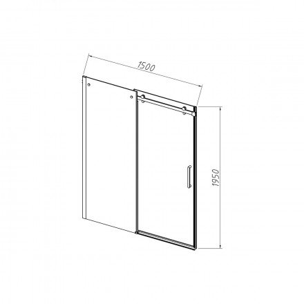 Vincea Como-N VDS-4CN150CLB душевая дверь