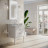 Kerama Marazzi Pompei 80 тумба напольная с ящиками, белая глянцевая