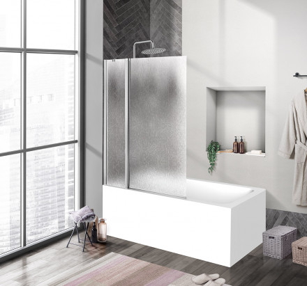 BelBagno UNO-V-11-100/150-CH-CR душевая душевая шторка на ванну на ванну